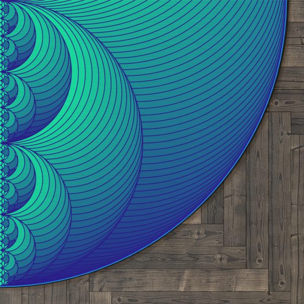Rug: Binary Medallion Phosphor - Image 3