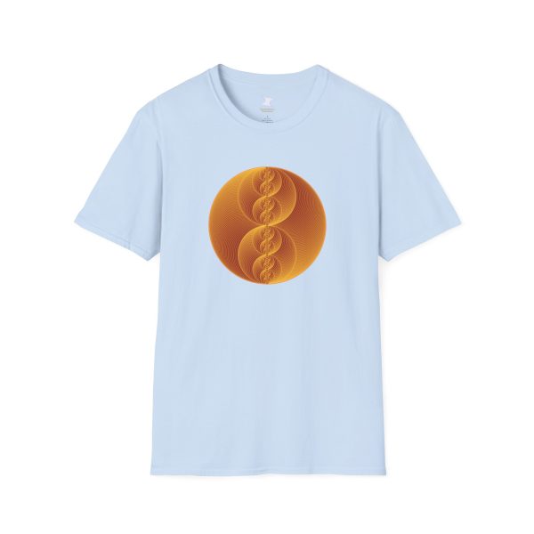 Softstyle T-Shirt: Binary Medallion Gold - Image 4