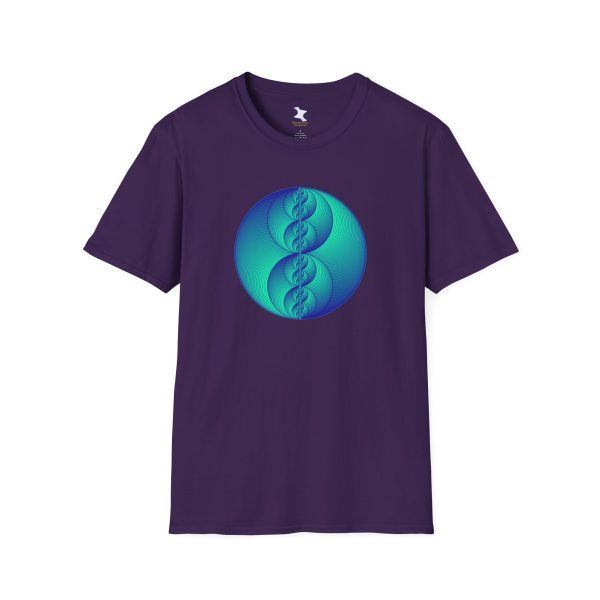 Softstyle T-Shirt: Binary Medallion Phosphor - Image 10