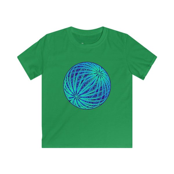Kids Softstyle Tee: Dipole Phosphor - Image 3