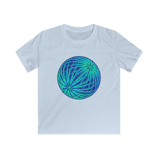 Kids Softstyle Tee: Dipole Phosphor - Image 4