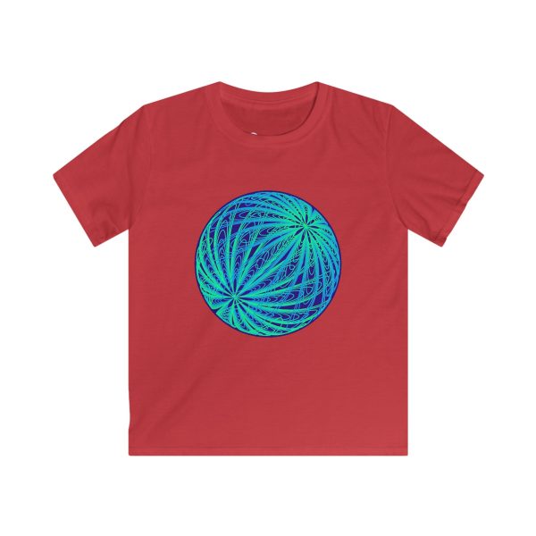 Kids Softstyle Tee: Dipole Phosphor - Image 7