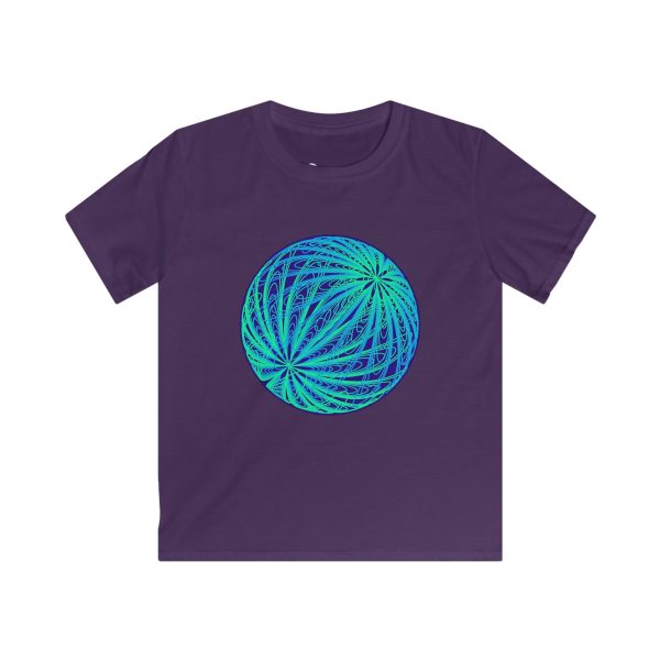 Kids Softstyle Tee: Dipole Phosphor - Image 10