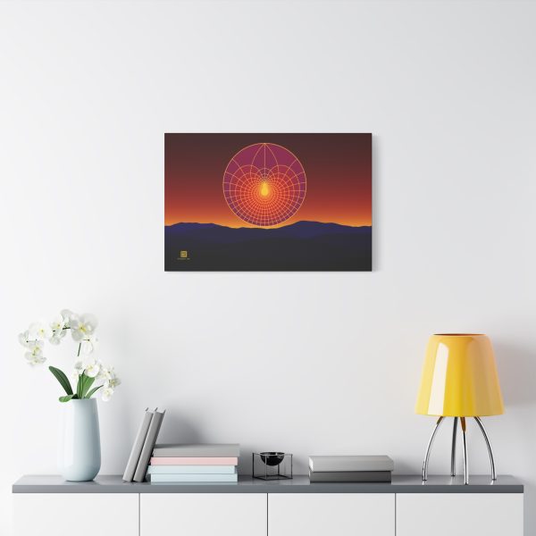 Large Canvas (1.25in): Lotus Sunset - Image 2