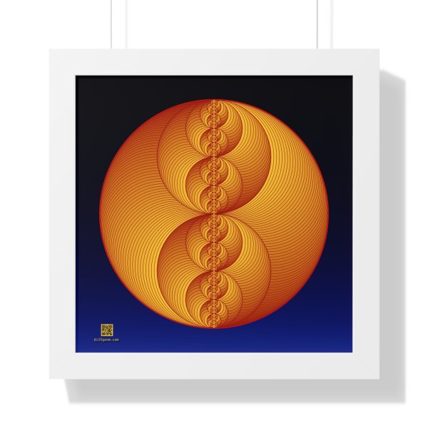 Framed Poster: Binary Medallion Red - Image 3