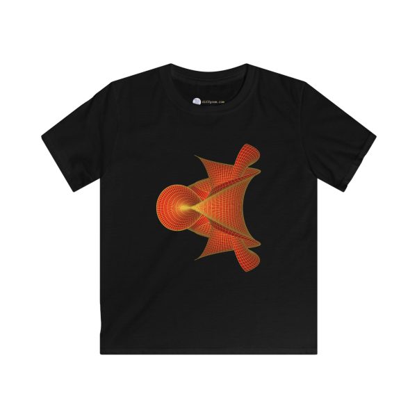 Kids Softstyle Tee: Kuen's Surface Red - Image 8