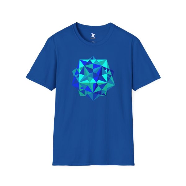 Softstyle T-Shirt: Five Cubes Ocean - Image 5