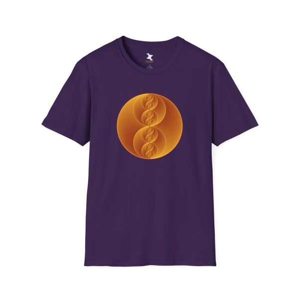 Softstyle T-Shirt: Binary Medallion Gold - Image 10