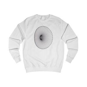 Unisex Sweatshirt: Cyclide Black