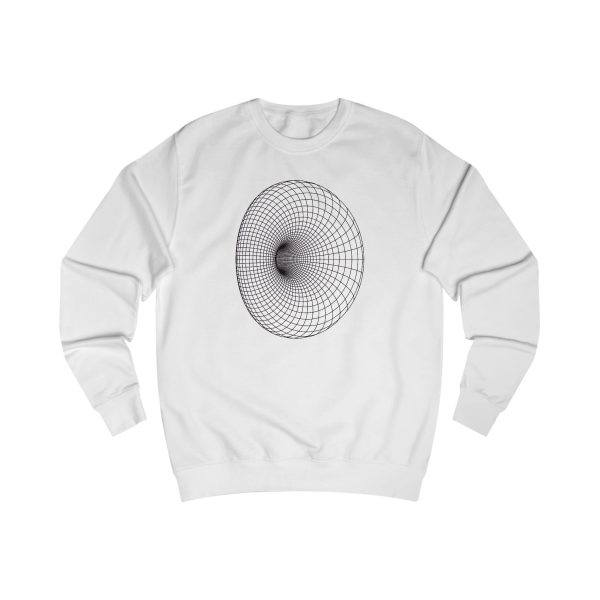 Unisex Sweatshirt: Cyclide Black
