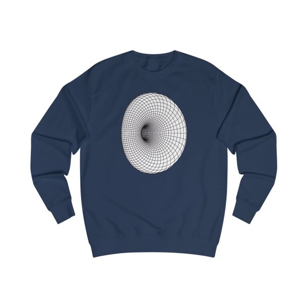 Unisex Sweatshirt: Cyclide Black - Image 9