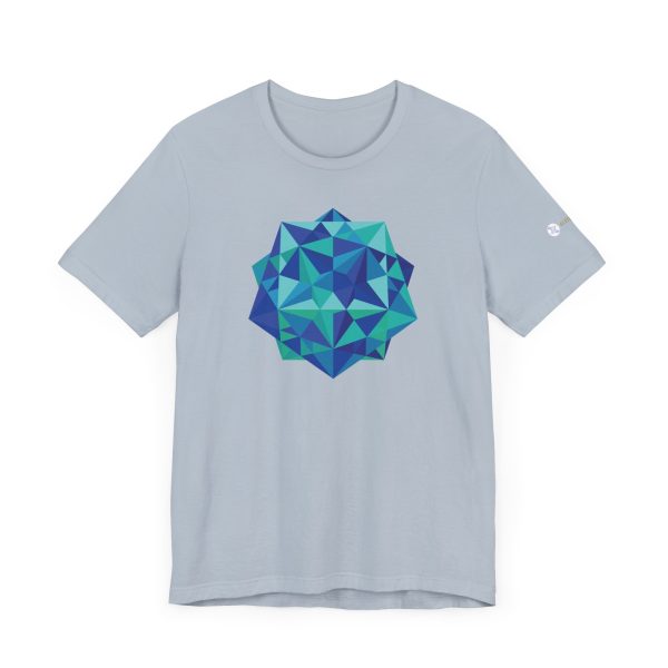 Unisex Tee: Five Cubes Ocean - Image 5