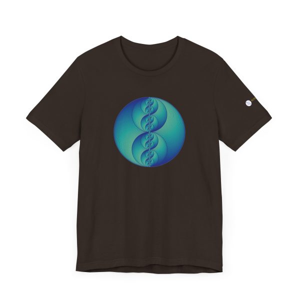 Unisex Tee: Binary Medallion Phosphor - Image 7