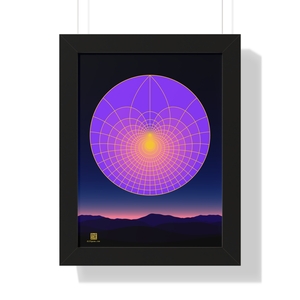 Framed Poster: Lotus Dawn