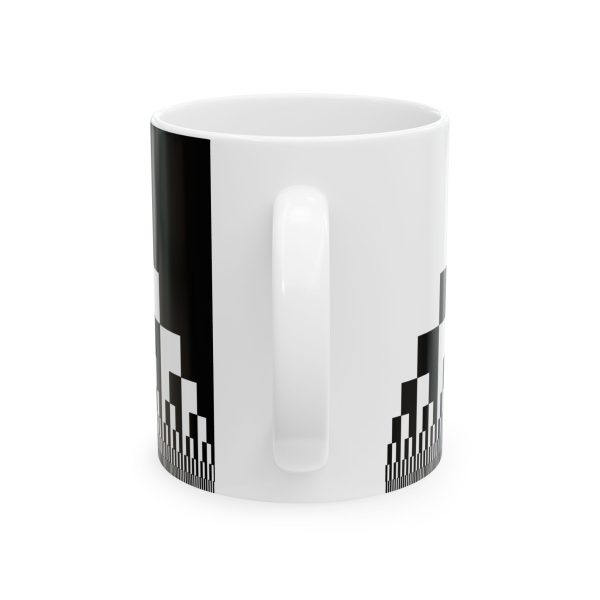Ceramic Mug (11oz): Binary Cascade Black - Image 4
