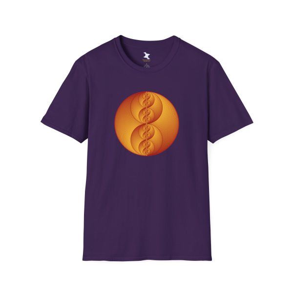 Softstyle T-Shirt: Binary Medallion Red - Image 10