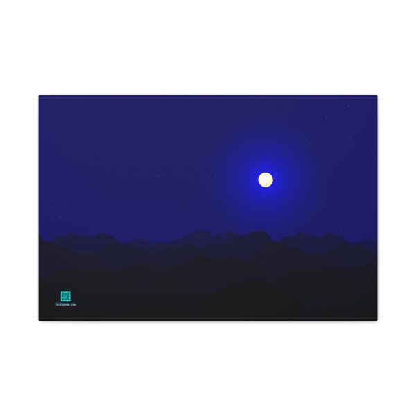 Large Canvas (1.25in): Nowhere-Differentiable Moon