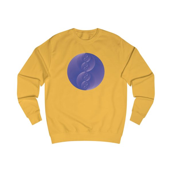 Unisex Sweatshirt: Binary Medallion Cirrus - Image 2