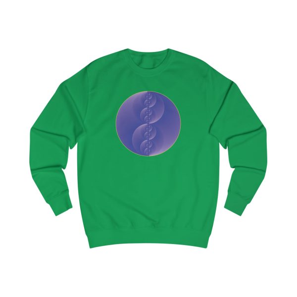 Unisex Sweatshirt: Binary Medallion Cirrus - Image 3