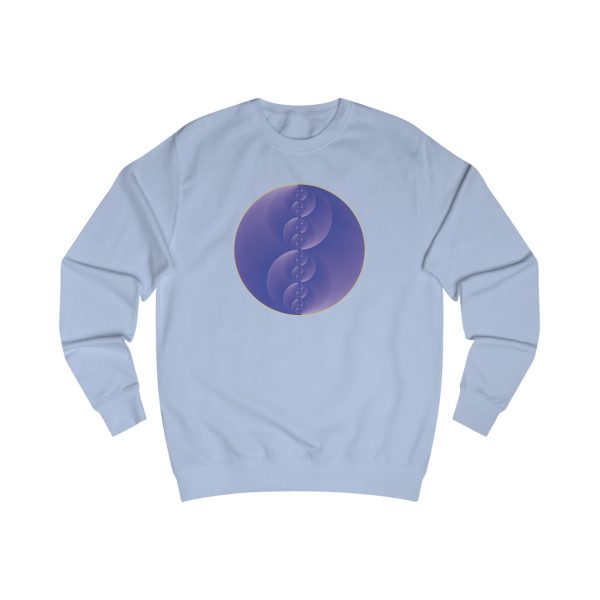 Unisex Sweatshirt: Binary Medallion Cirrus - Image 4