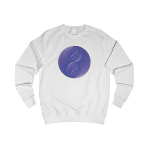Unisex Sweatshirt: Binary Medallion Cirrus