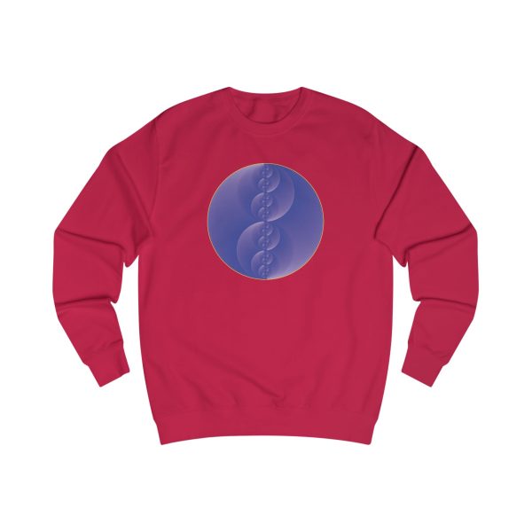 Unisex Sweatshirt: Binary Medallion Cirrus - Image 5