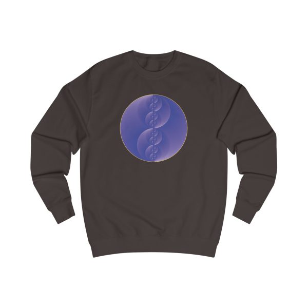 Unisex Sweatshirt: Binary Medallion Cirrus - Image 6