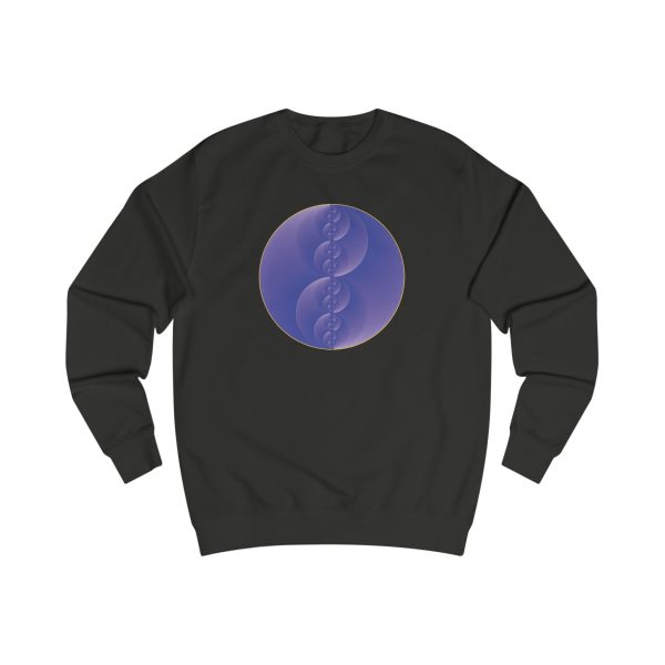 Unisex Sweatshirt: Binary Medallion Cirrus - Image 7
