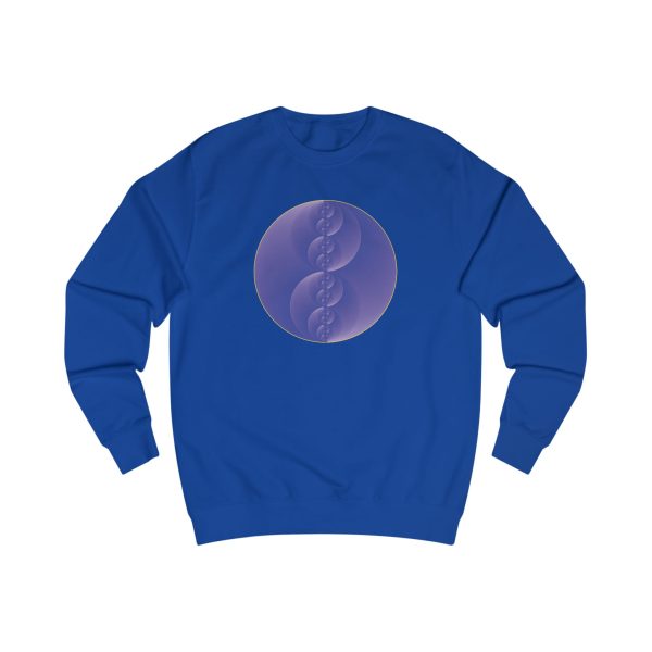 Unisex Sweatshirt: Binary Medallion Cirrus - Image 9