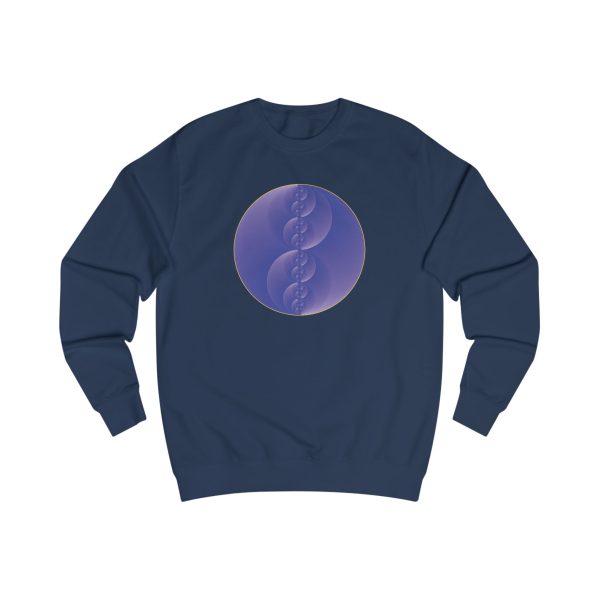 Unisex Sweatshirt: Binary Medallion Cirrus - Image 10