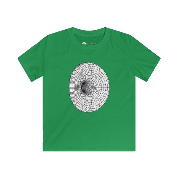 Kids Softstyle Tee: Cyclide Black - Image 4