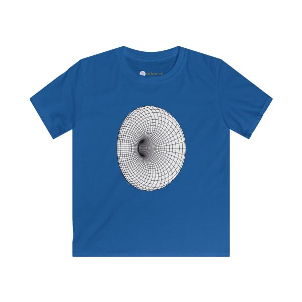 Kids Softstyle Tee: Cyclide Black - Image 6