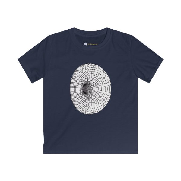 Kids Softstyle Tee: Cyclide Black - Image 7