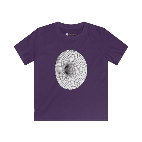 Kids Softstyle Tee: Cyclide Black - Image 8