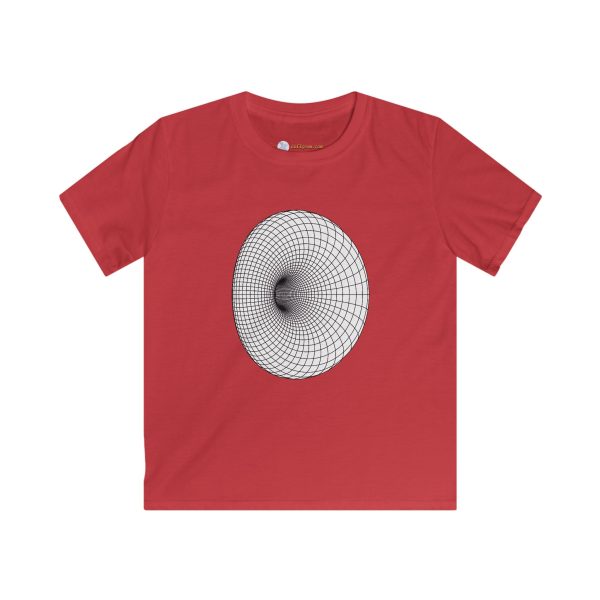 Kids Softstyle Tee: Cyclide Black - Image 10