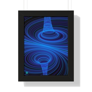 Framed Poster: Simple Pole Cool
