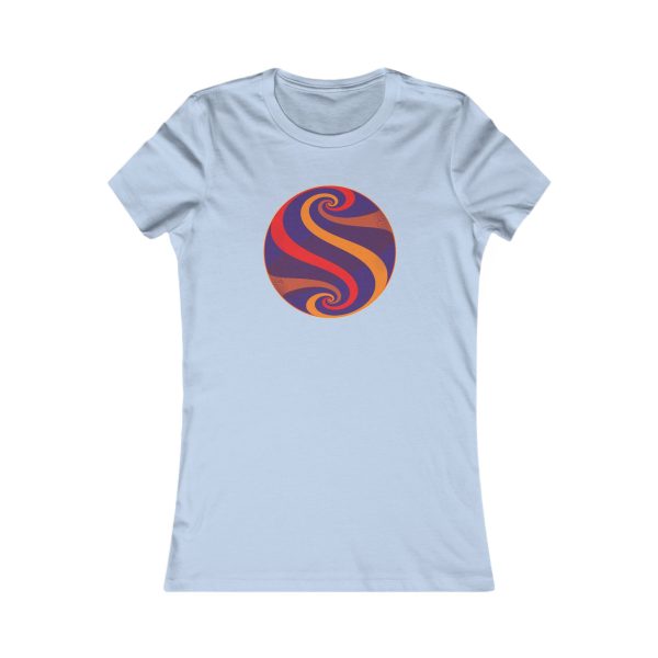 Women's Favorite Tee: Swirl Dawn - Image 4