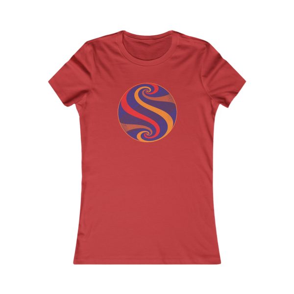 Women's Favorite Tee: Swirl Dawn - Image 5