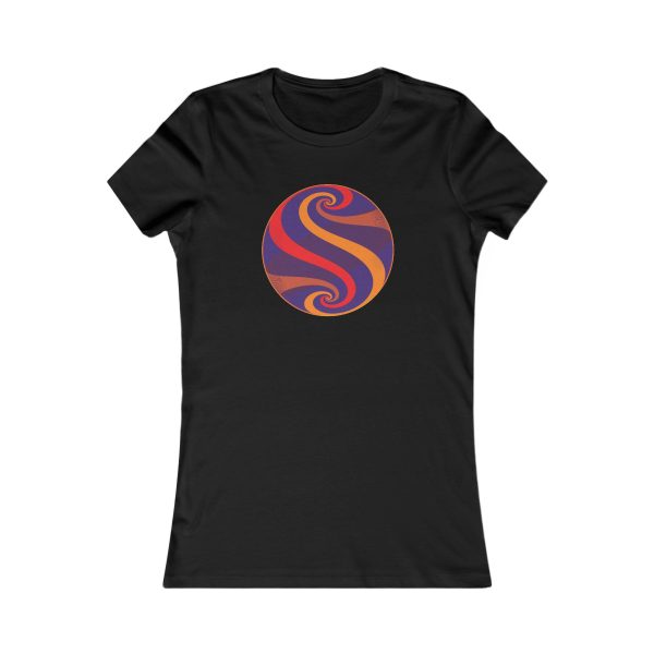 Women's Favorite Tee: Swirl Dawn - Image 7