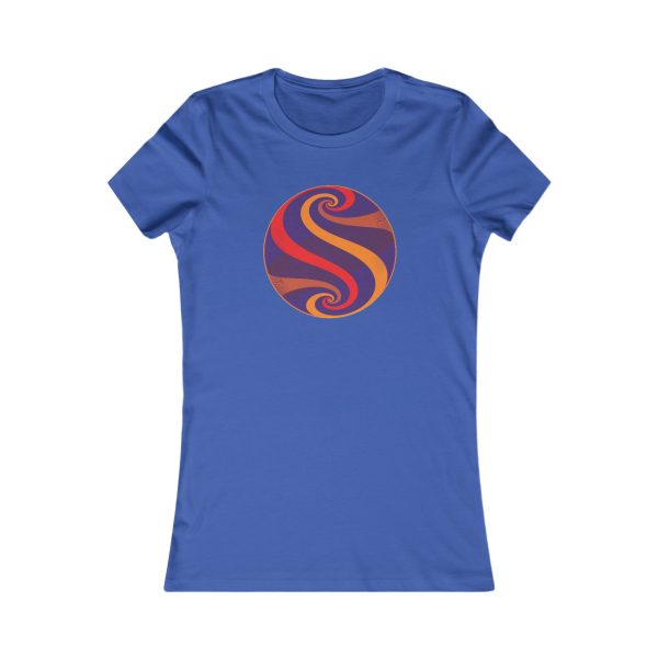 Women's Favorite Tee: Swirl Dawn - Image 8