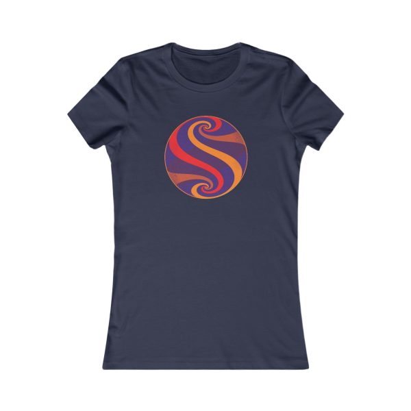 Women's Favorite Tee: Swirl Dawn - Image 9