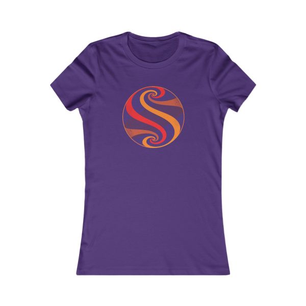 Women's Favorite Tee: Swirl Dawn - Image 10