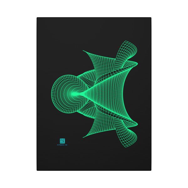 Canvas: Hyperbolic Surface Green Mesh