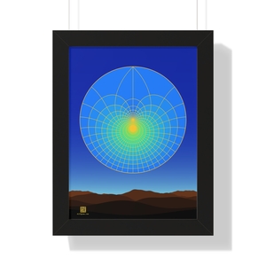 Framed Poster: Lotus Sky