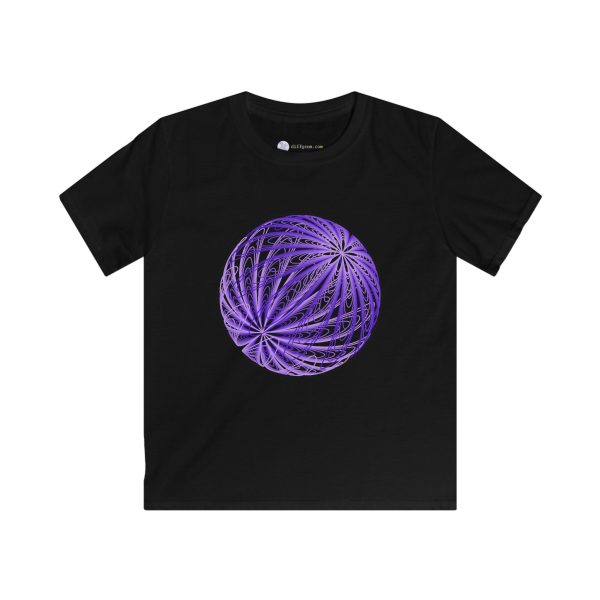 Kids Softstyle Tee: Dipole Fluoresce - Image 8