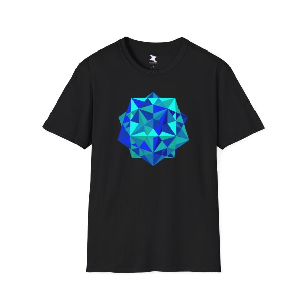 Softstyle T-Shirt: Five Cubes Ocean - Image 8