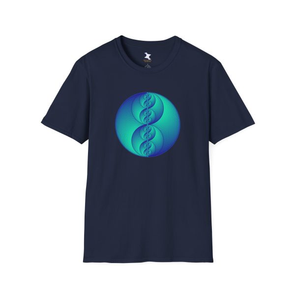 Softstyle T-Shirt: Binary Medallion Phosphor - Image 9