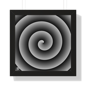 Framed Poster: Unwinding Obsidian