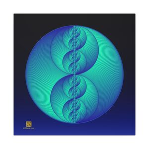 Canvas: Binary Medallion Phosphor