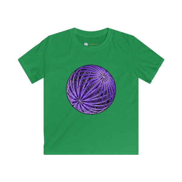 Kids Softstyle Tee: Dipole Fluoresce - Image 3